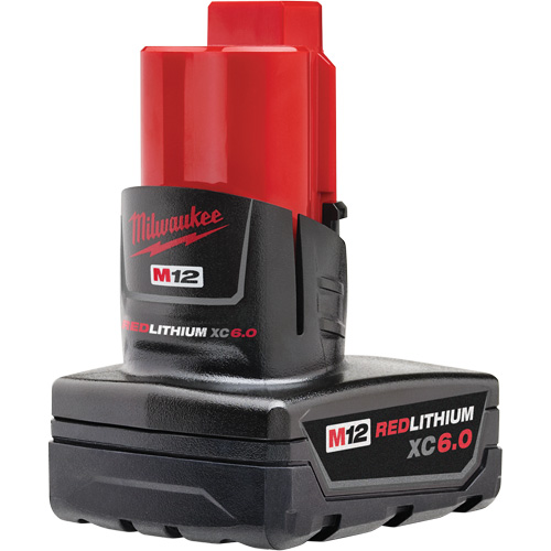 M12 Redlithium XC6.0 Battery, Lithium-Ion, 12 V, 6 Ah Sécurité Médic