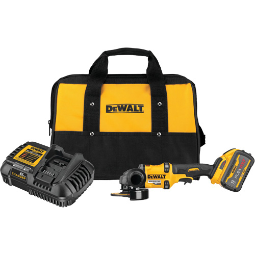 FlexVolt&reg; Max Brushless Grinder with Kickback Brake Kit, 4-1/2" - 6" Wheel, 60 V Sécurité Médic