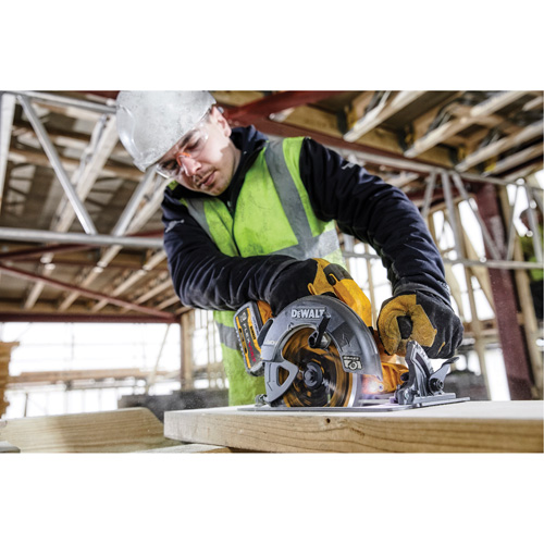FlexVolt&reg; Max Brushless Circular Saw with Electric Brake Kit, 7-1/4", 60 V Sécurité Médic