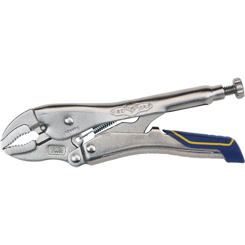 Pince-&eacute;tau avec coupe-fil Vise-Grip Fast Release 7WR, Longueur 7", M&acirc;choire courb&eacute;e Sécurité Médic