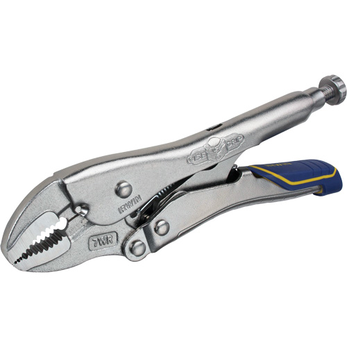 Pince-&eacute;tau avec coupe-fil Vise-Grip Fast Release 7WR, Longueur 7", M&acirc;choire courb&eacute;e Sécurité Médic
