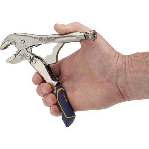 Pince-&eacute;tau avec coupe-fil Vise-Grip Fast Release 7WR, Longueur 7", M&acirc;choire courb&eacute;e Sécurité Médic