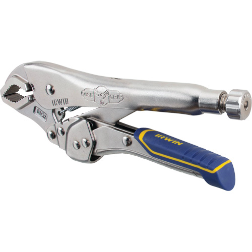 Vise-Grip&reg; Fast Release 10WR Locking Pliers with Wire Cutter, 10" Length, Curved Jaw Sécurité Médic