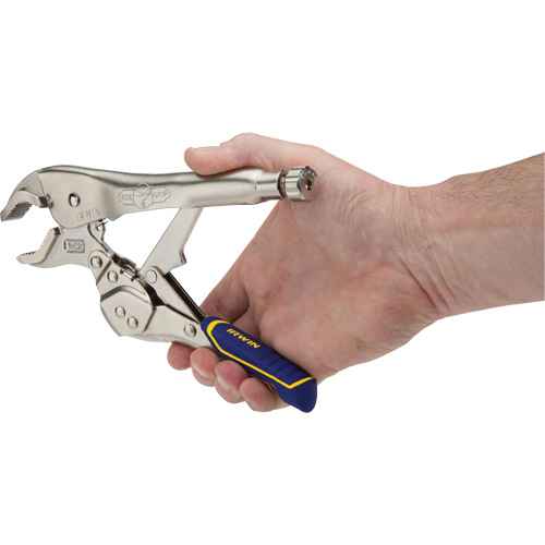 Vise-Grip&reg; Fast Release 10WR Locking Pliers with Wire Cutter, 10" Length, Curved Jaw Sécurité Médic