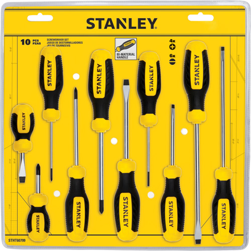 Screwdriver Set, 10 Pcs. Sécurité Médic