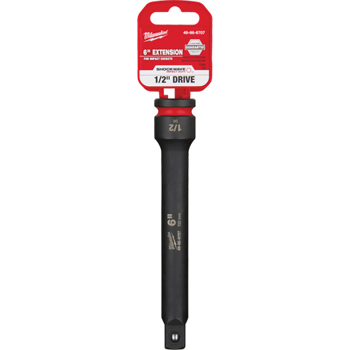 Shockwave Impact Duty Socket Extension, Impact, 1/2" Drive, 6" L Sécurité Médic