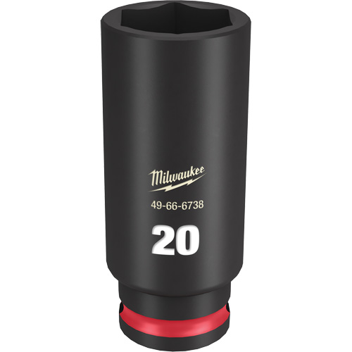 Shockwave Impact Duty Socket, Impact, 2 mm, 3/8" Drive, 6 Points, Deep Sécurité Médic