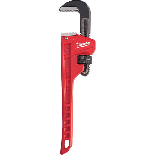 Pipe Wrench, 1-1/2" Jaw Capacity, 10" Long, Powder Coated Finish, Ergonomic Handle Sécurité Médic