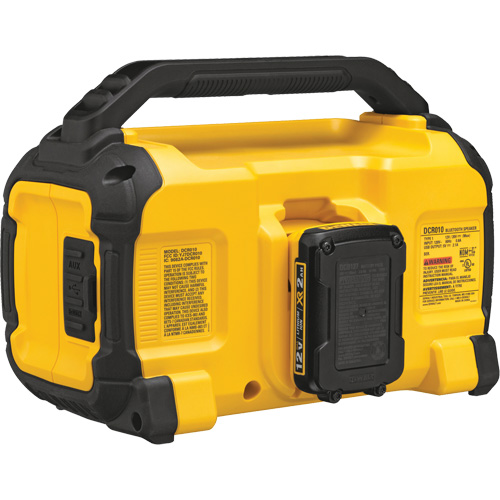 Max Jobsite Bluetooth&reg; Speaker (Tool Only), Lithium-Ion, 12 V/20 V Sécurité Médic