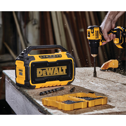 Max Jobsite Bluetooth&reg; Speaker (Tool Only), Lithium-Ion, 12 V/20 V Sécurité Médic