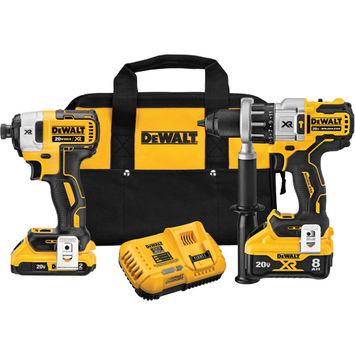 Max XR&reg; Hammer Drill/Driver & Impact Driver Kit, Lithium-Ion, 20 V Sécurité Médic