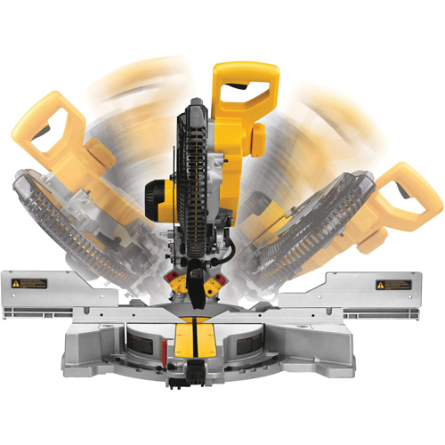 Double-Bevel Sliding Compound Mitre Saw, 12", 15 A, 120 V Sécurité Médic
