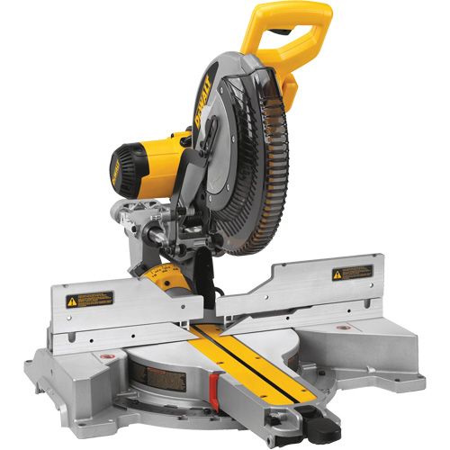 Double-Bevel Sliding Compound Mitre Saw, 12", 15 A, 120 V Sécurité Médic