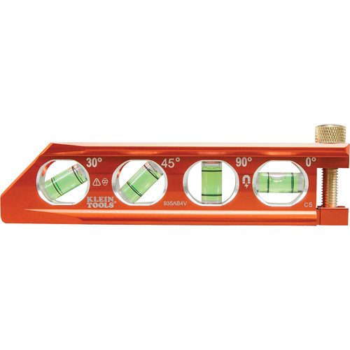 Niveau ACCU-BEND, 6,25" lo, Aluminium, 1, Non magn&eacute;tique Sécurité Médic