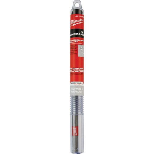 Foret de ligneur pour fibre de verre Shockwave Impact Duty, 9/16", Carbure Sécurité Médic
