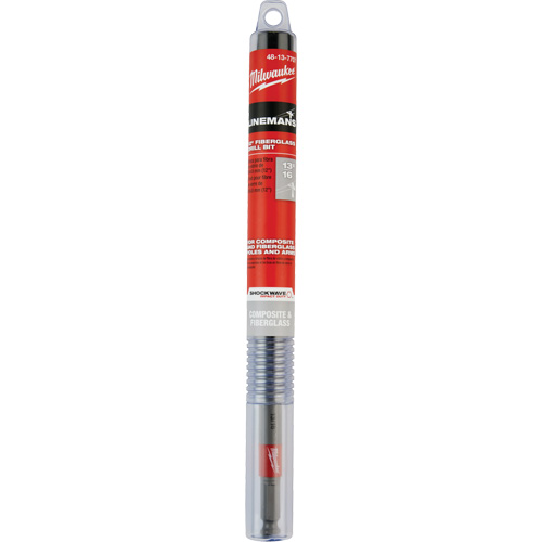 Foret de ligneur pour fibre de verre Shockwave Impact Duty, 13/16", Carbure Sécurité Médic