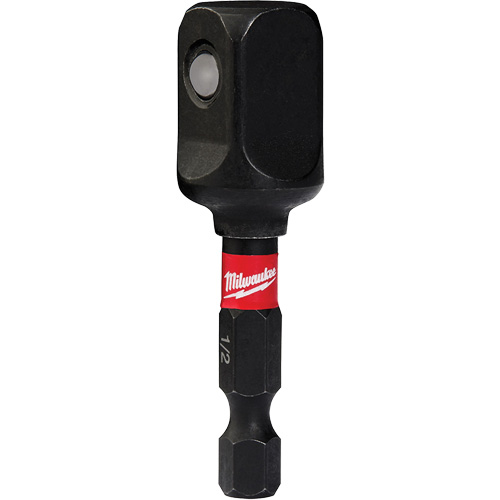 Adaptateur de douille &agrave; chocs Shockwave, 1/4" Prise, Dimension m&acirc;le 1/2", Sph&eacute;rique, 2" lo Sécurité Médic