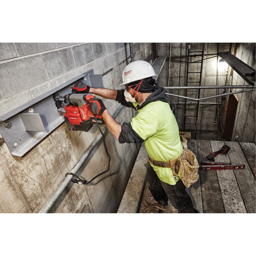 M18 Fuel SDS Plus Rotary Hammer Dust Extractor Kit, 18 V, 1", 2 ft-lbs., 1330 RPM Sécurité Médic