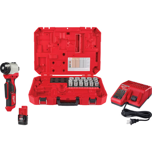 M12 Cable Stripper Kit with 17 Cu THHN/XHHW Bushings Sécurité Médic