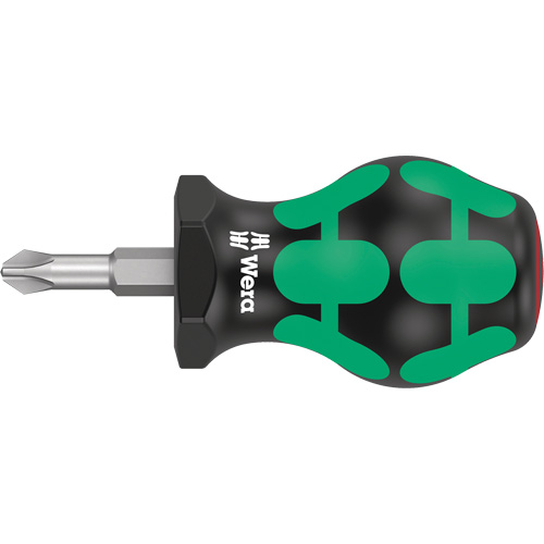 350 Phillips Stubby Screwdriver, #2, 3-1/8" L, Cushion Grip Handle Sécurité Médic
