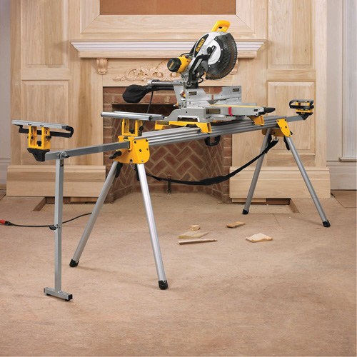 Double Bevel Sliding Compound Mitre Saw with Stand Sécurité Médic