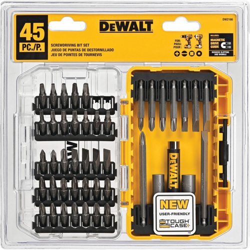 45 Piece Screwdriving Set with ToughCase&reg;+ System Sécurité Médic