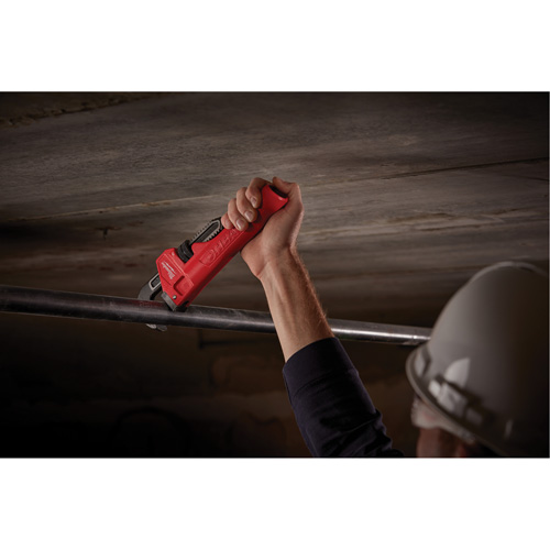 Cheater Adaptable Pipe Wrench, 2-1/2" Jaw Capacity, 18"/24"/10" Long, Powder Coated Finish, Ergonomic Handle Sécurité Médic