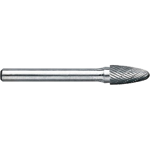 DRILLCO Magnum Double Cut Solid Carbide Burr, SG-1, 1/4" Dia., 1/4" Shank, 5/8" Depth of Cut Sécurité Médic