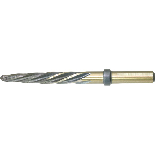 Al&eacute;soir pour construction Nitro DRILLCO, 9/16", Cannelure Spirale, Acier rapide, Tige Droit Sécurité Médic