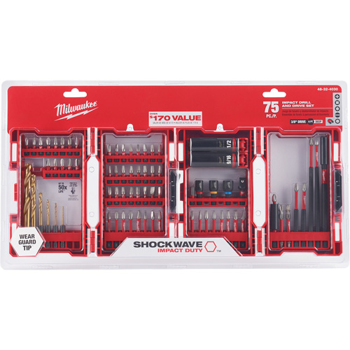 Shockwave Impact Drill & Drive Set Sécurité Médic