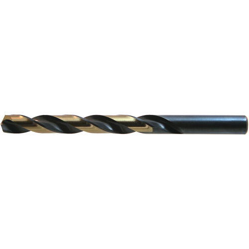 DRILLCO Heavy-Duty Jobber Drill, High Speed Steel, A, 3-7/8" L, 2-5/8" Flute, 135° Point Angle Sécurité Médic