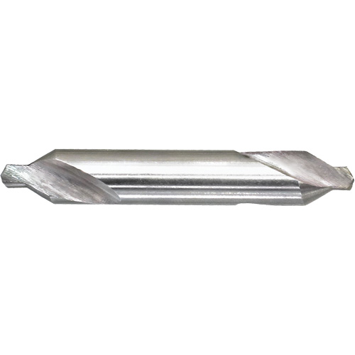 DRILLCO Combined Centre Drill & Countersink, #2, 5/64" Small Diameter, 3/16" Large Diameter, High Speed Steel Sécurité Médic