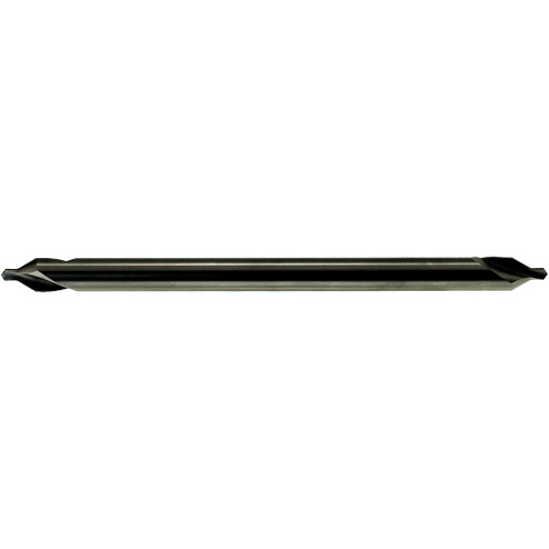 DRILLCO Combined Centre Drill & Countersink, #4, 1/8" Small Diameter, 5/16" Large Diameter, High Speed Steel Sécurité Médic