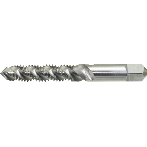 Taraud &agrave; main &agrave; cannelure spiral&eacute;e DRILLCO, Acier rapide, Filet 1/4"-20 Sécurité Médic