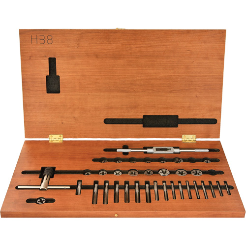 DRILLCO Tap & Hex Die Set, 36 Pieces Sécurité Médic