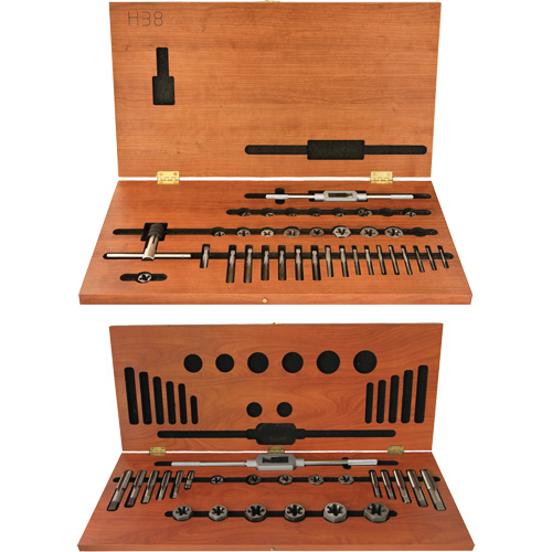 DRILLCO Tap & Hex Die Set, 58 Pieces Sécurité Médic