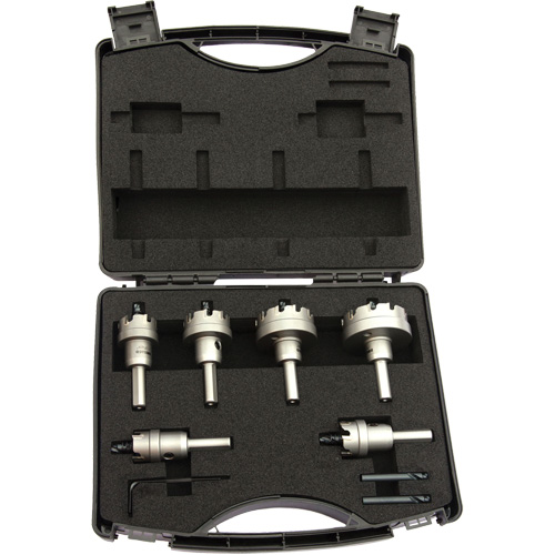 DRILLCO TCT Hole Cutter Set, 6 Pieces Sécurité Médic