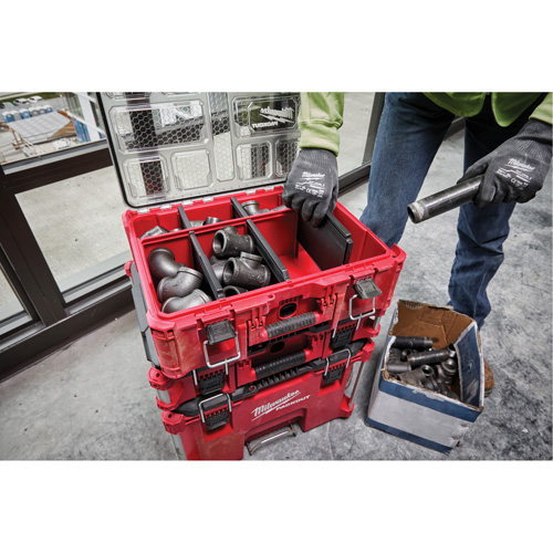Organisateur grande capacit&eacute; Packout, 15-1/5" x 19-7/10" x 7", Rouge Sécurité Médic