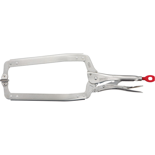 Torque Lock Locking Pliers with Swivel Jaws, 18" Length, C-Clamp Sécurité Médic