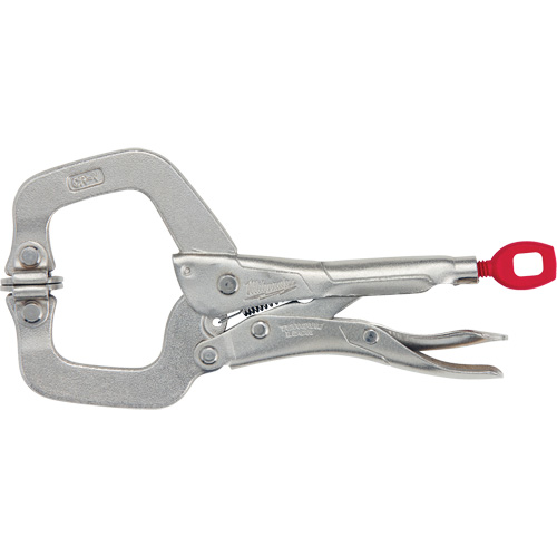 Pince-&eacute;tau en C &agrave; m&acirc;choires pivotantes Torque Lock, Longueur 6", Pinces serre-joints Sécurité Médic