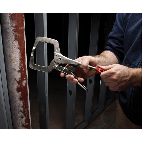 Pince-&eacute;tau &agrave; m&acirc;choires standards Torque Lock, Longueur 11", Pinces serre-joints Sécurité Médic