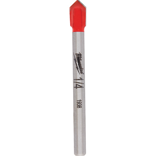Glass & Tile Bit, 1/4", Carbide Sécurité Médic