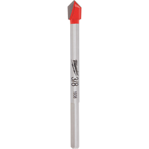 Glass & Tile Bit, 3/8", Carbide Sécurité Médic