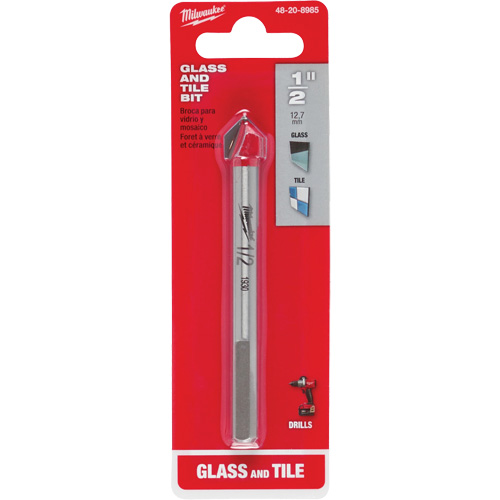 Glass & Tile Bit Set, 4 Pieces, Carbide Sécurité Médic