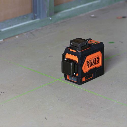 Niveau laser planaire vert auto-nivelant rechargeable Sécurité Médic