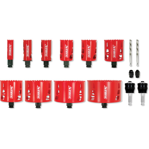 Electrician's Bi-Metal Hole Saw Set, 16 Pieces Sécurité Médic
