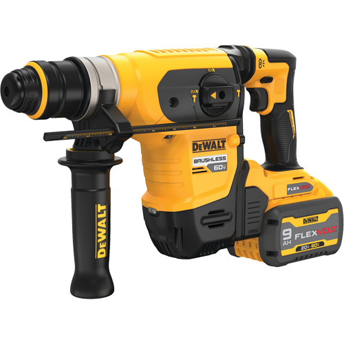 MAX* SDS Plus Rotary Hammer Kit, 60 V, 1-1/4", 725/0-725 RPM Sécurité Médic
