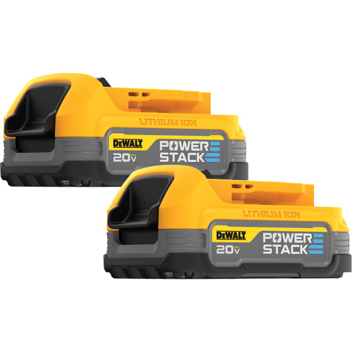 Max* Powerstack Compact Battery Kit, Lithium-Ion, 20 V, 1.7 A Sécurité Médic