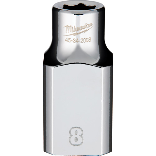 Metric Socket with Four Flat Sides, 8 mm, 1/2" Drive, 6 Points Sécurité Médic
