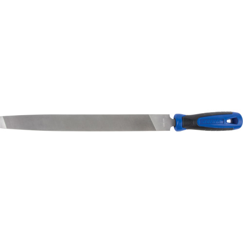 Mill File With Handle, Flat, 12", Bastard Sécurité Médic
